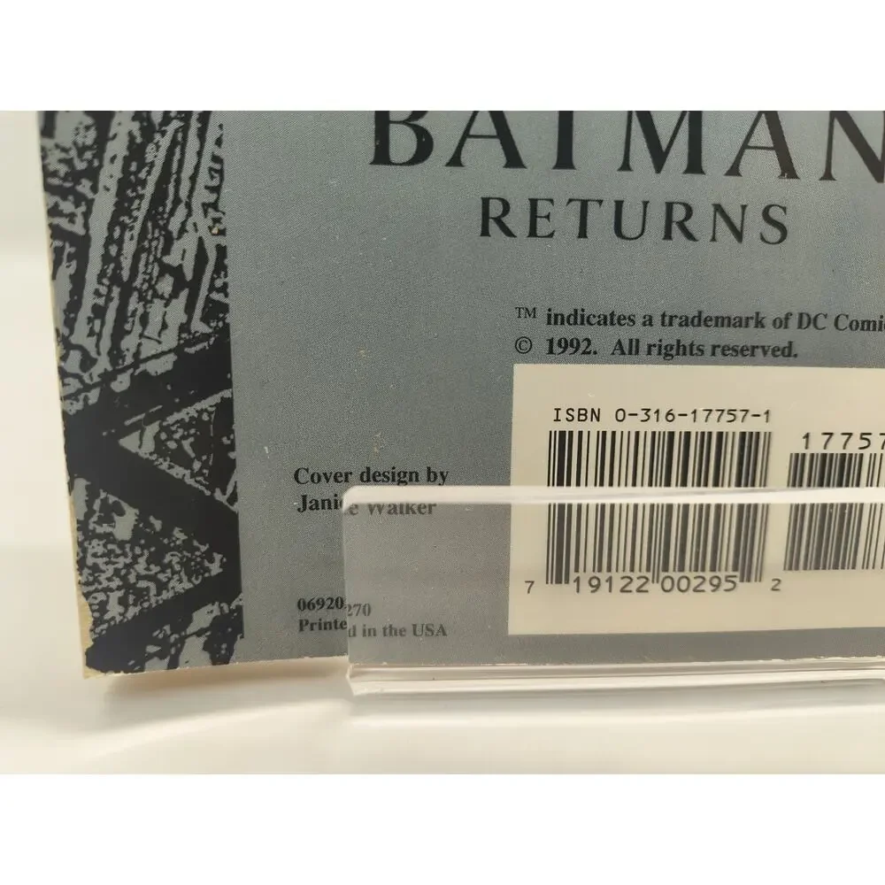 Batman Returns 1992 Official Movie Comic Adaptation Graphic Novel TPB DC Comics